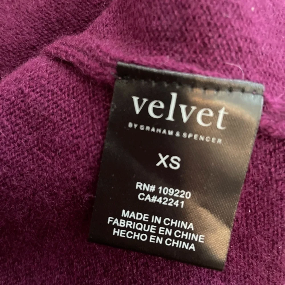 𝅺velvet by Spencer graham turtleneck sweater